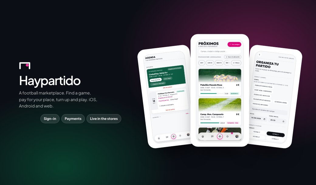 The Haypartido app